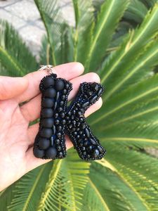 Handmade Embroidery Beaded <b>Keychain</b> Beautiful Artisan Craft Gift for Women and Girls - Product Image 1