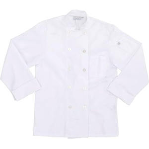 Veste de chef unisexe à manches longues personnalisée en polyester/coton, vêtements de travail professionnels pour la cuisine, uniforme de cuisine pour restaurant et bar - Product Image 5