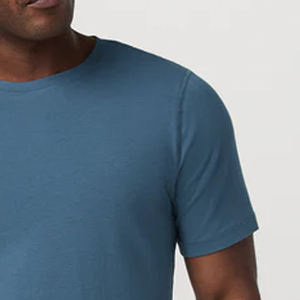 Camiseta de Hombre de Alta Calidad con Costuras y Material de Primera Calidad, Diseño de Cuello Redondo en Color Sólido, con Logotipo Personalizado, Mangas Cortas 2026 - Product Image 4