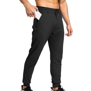 Factory manufacture Blank Sports Pants Men Plus Size Split Stack Flare Drawstring Sports pants - Product Image 5