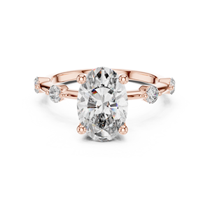 Premium 925 Sterling Silver Pear Shape Moissanite <b>Diamond</b> <b>Ring</b> Wholesale Wedding Jewelry Supplier Manufacturer - Product Image 1