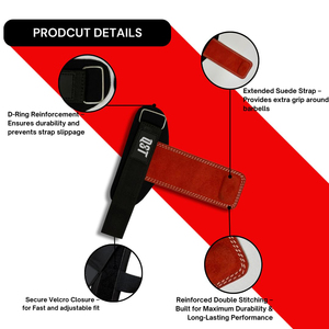 QST Guantes de Entrenamiento Cruzado Unisex Antideslizantes de Cuero para Levantamiento de Pesas y Ejercicio - Protección de Muñeca Duradera, Ligera y Cómoda - Product Image 4