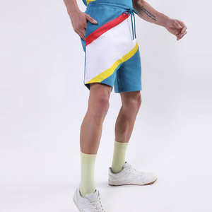 Los Mejores Shorts de Estilo Urbano para Hombre, Material Cómodo con Cintura Elástica, Color Sólido y Diseño con Estampado Tropical - Product Image 2