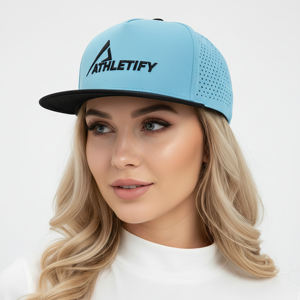 Gorra de Béisbol Deportiva de Tela Suave con Logotipo Personalizado, Impresión Digital, Transpirable, Ajustada, con Cierre a Presión, de 5 Paneles, en Tela Twill - Product Image 1