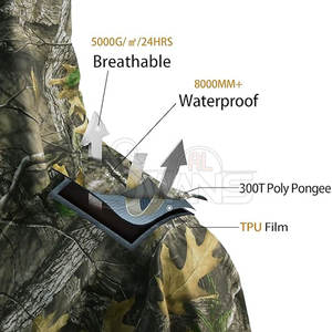 Traje de Caza de Invierno Transpirable de Alta Demanda, Material Grueso, Más Vendido para Todas las Temporadas, para Hombre - Product Image 3