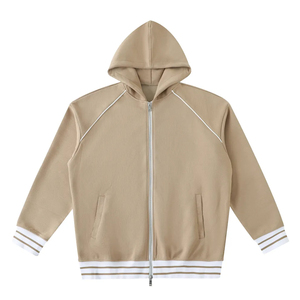 Custom Printed Fleece Hoodie <b>Zip</b> Up Casual Wear Unisex Streetwear <b>Hooded</b> Sweatshirt Multi Color OEM Available - Product Image 3