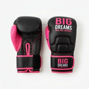 Gants de boxe en cuir PU Big Dreams bleus avec fermeture Velcro, équipement d'entraînement unisexe, à partir de 14 ans - Product Image 6