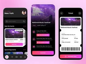 Application mobile de réservation de billets d'événements pour Android, iOS et Web avec disponibilité des places en temps réel et notifications push - Product Image 3