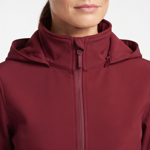 Women's Softshell <b>Windbreaker</b> Jacket Lightweight Waterproof Hooded Quilted Cotton Lined Casual Hiking <b>Camping</b> Travel Coat - Product Image 5
