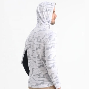 2026 New Arrival Custom OEM <b>Camo</b> Sublimation Print Waterproof Performance Fishing Hoodie UPG 50 Hooded Fishing Gym Shirt - Product Image 6