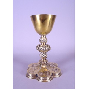 Metal Chalice And Ciborium Set Designed For Daily Worship Special Masses And Religious Celebrations - Product Image 6