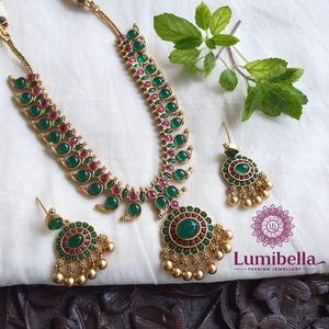<b>Ruby</b> Kemp for Mango <b>Necklace</b> Fashion Jewelry Set - Product Image 1
