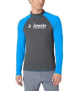 Chemise de compression imprimée par sublimation personnalisée de haute qualité Rash Guard manches longues pour hommes taille adulte - Product Image 1