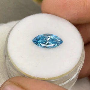 Diamante Dada Diamond Jewellery, Corte Marquesa, Azul, Cultivado en Laboratorio, Piedra Suelta, CVD, Color Fantasía, Certificado IGI, Alta Claridad, Diamante Fantasía - Product Image 2