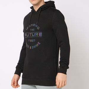 เสื้อฮู้ดผู้ชาย Inspiring The Future TS07 ทรงปกติ ผ้าถัก พิมพ์ลายฟอยล์ โลโก้ด้านหน้า สไตล์ลำลอง - Product Image 3