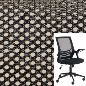 Bolsas Teñido Liso Ligero Vietnam 50D 40gms Tejido de punto Tricot 100% Tela de malla de poliéster para fundas de sillas de oficina - Product Image 1