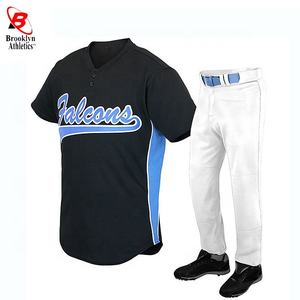 Maillot de baseball américain respirant personnalisé personnalisé Ensembles de vêtements de sport Numéro de nom de l'équipe - Product Image 4