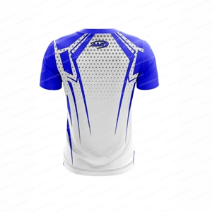 Camiseta Deportiva de Manga Corta para Hombre AMI, Amarillo y Negro, Patrón Geométrico, Secado Rápido, Cuello Redondo, Corte Regular - Product Image 5