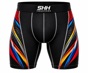 Custom Men Compression Shorts Quick Dry Stretch Gym Running Training Sports Tights Athletic Wear OEM Private Label Wholesale - Product Image 1