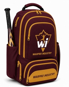 Mochila Deportiva de Nailon WARPRO INDUSTRY de 30-40L con Diseño de Logotipo y Múltiples Bolsillos - Product Image 4