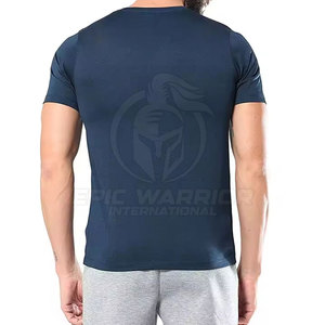 Camisetas de compresión para hombre de color sólido, ropa de verano, hechas en Pakistán. - Product Image 3