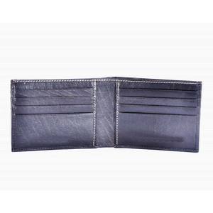 Nueva Cartera Corta de Cuero 100% Genuino para Hombre, Estilo Rock, Protección RFID, Tarjetero con Cierre de Cremallera y Decoración de Letras - Product Image 2