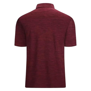 Chemises de golf pour hommes à manches courtes, 100 % coton, imprimées et brodées sur mesure, vente en gros - Product Image 2