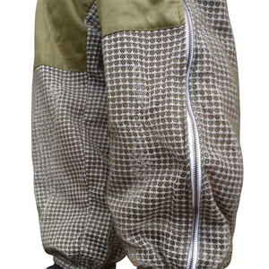 White Pure Cotton Hooded Beekeeping Coverall Hat Clothes Jacket Safety <b>Work</b> Wear Uniform Coverall <b>Waterproof</b> 3 Layer - Product Image 3