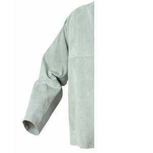 Chaqueta de Soldadura de Alta Resistencia con Protección de Seguridad, Resistente a las Llamas, de Algodón Azul con Puños de Cuero Vacuno - Product Image 5