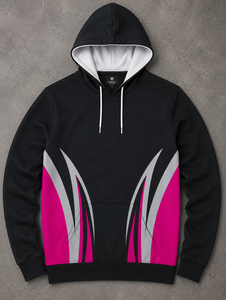 Sweat à capuche d'hiver pour homme en polyester/coton épais 240g, surdimensionné, sérigraphié et teint uni, vente en gros - Product Image 1