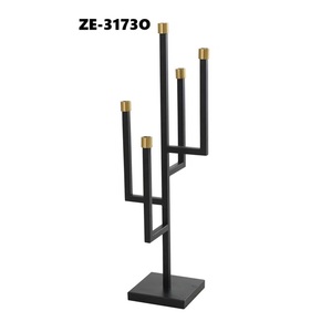 Luxury Handmade Metal Candle Holder Modern Decorative <b>Candlestick</b> for Dining Room Bedroom and Living SpaceFast Moving Candle - Product Image 1