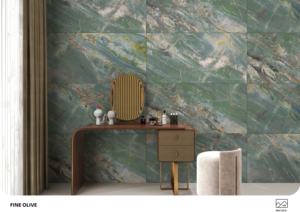 กระเบื้องพอร์ซเลนคุณภาพสูง ขนาด 600x1200 มม. 60x120 ซม. 24x48 นิ้ว ผิวแกะสลักตกแต่ง สำหรับที่อยู่อาศัยและพื้นที่เชิงพาณิชย์สมัยใหม่ - Product Image 2