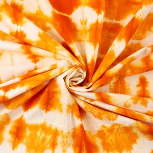 ผ้าม่านพิมพ์ลายผ้าฝ้ายสีส้มสำหรับตกแต่งบ้านผ้าแคนวาสผ้าฝ้ายย้อมสีสุดหรูทำด้วยมือ - Product Image 4