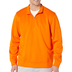 Custom <b>Mens</b> Quarter Zip Sweatshirt Custom Plain Design Top High Grade <b>Fleece</b> Autumn Winter <b>Jumper</b> Supply Sweatshirts - Product Image 3