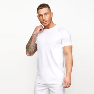 Ensemble t-shirt et short blancs pour homme, deux pièces, t-shirt col rond avec short assorti, vêtements décontractés et de sport - Product Image 6