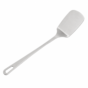 Spatule en acier inoxydable robuste pour la cuisine, spatule de service en métal de qualité alimentaire, manche long, fournitures de restaurant - Product Image 1