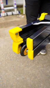 VIETLADDERS NVLB-44 Aluminum Alloy Combination Ladders Folding Design Manual <b>Lock</b> Mechanism Black <b>Wheels</b> Safety 150kg Load - Product Image 5