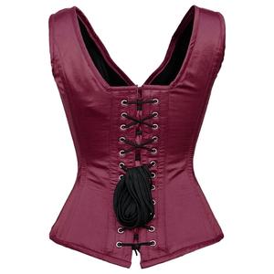 เสื้อครอปท็อปคอร์เซ็ทหนัง PU แฟชั่นใหม่สำหรับผู้หญิง สไตล์ลำลอง ช่วยกระชับสัดส่วน - Product Image 2