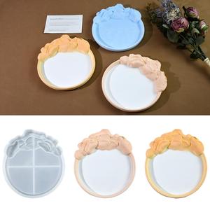 Shell Trim Organizer Plate Marine Style Ornament Tray <b>Resin</b> <b>Silicone</b> <b>Mold</b> - Product Image 1