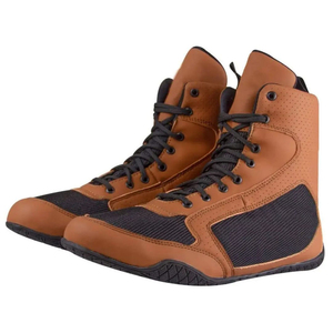 Zapatos de Boxeo Personalizados al por Mayor para Verano e Invierno, Duraderos, Estables y Personalizados, Hechos de Cuero Genuino, Ligeros - Product Image 1
