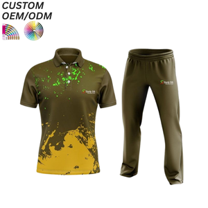 เสื้อคริกเก็ตแบบซับลิเมชั่นสั่งทำพิเศษ กางเกงตาข่ายสำหรับทีมกีฬา ชุดแข่งขัน ระบายอากาศ แห้งเร็ว ผลิตจากโพลีเอสเตอร์ รับผลิตแบบ OEM ODM ขายส่ง - Product Image 4