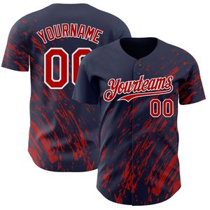 Full Button Sublimation Baseball Jersey 100% Polyester Breathable <b>Athletic</b> Custom Team Wear OEM ODM Available - Product Image 3