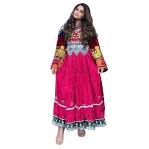 Service OEM ODM, prix de gros, robes de mariée vintage style afghan à lacets, respirantes, faites à la main, pour femmes, pour les occasions spéciales - Product Image 1