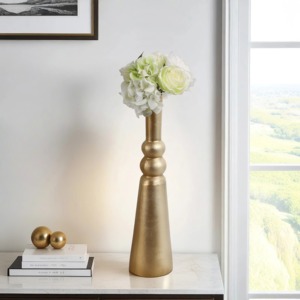 Jarrón de Piso de Metal Dorado, Diseño Moderno, para Agua, Decoración de Bodas, Adorno para el Hogar, para la Sala de Estar, Diseño de Interiores, para Decoración del Hogar - Product Image 4