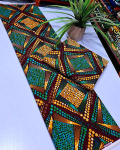 Tissu sergé 100 % coton imprimé wax africain Mozambique brillant pour chemises et robes de garçons – Tendance mode - Product Image 2