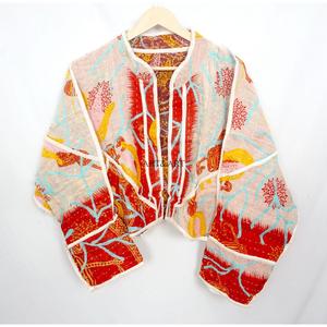 Exclusive Collection One-of-a-kind Patchwork Vintage Kantha <b>Jacket</b> Designer Boho <b>Hippie</b> Women <b>Jacket</b> Kantha women wear <b>jacket</b> - Product Image 1
