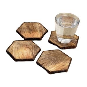 Wooden Coasters Pallet Set for Hot and Cold Beverages Drinks ,<b>Wood</b> Pallet Coasters ,Cup Slate Coasters Couch Cup Holder <b>Placemat</b> - Product Image 1