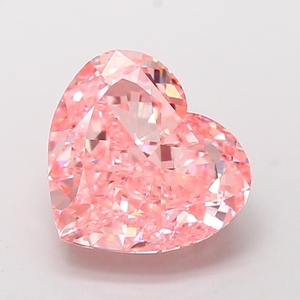 เพชรเม็ดเดี่ยวทรงหัวใจสีชมพูเข้มแฟนซี 6.05 กะรัต จาก ANYA JEWELS เพชรเลี้ยงในห้องปฏิบัติการ ระดับความสะอาด VVS2 ได้รับการรับรองจาก IGI คุณภาพเยี่ยม พรีเมียม - Product Image 1
