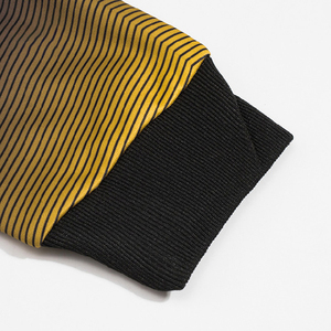 Conjunto Deportivo Personalizado Sublimado para Hombre, Amarillo y Negro, con Cremallera Completa, Forro Polar de Poliéster, Ropa Deportiva para Gimnasio, Entrenamiento, Equipo, OEM - Product Image 4