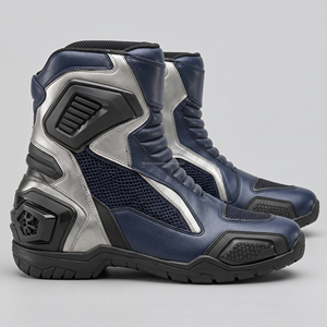 Bottes courtes de moto pour hommes en cuir, chaussures de moto imperméables antidérapantes, équipement de protection, chaussures décontractées d'extérieur - Product Image 2